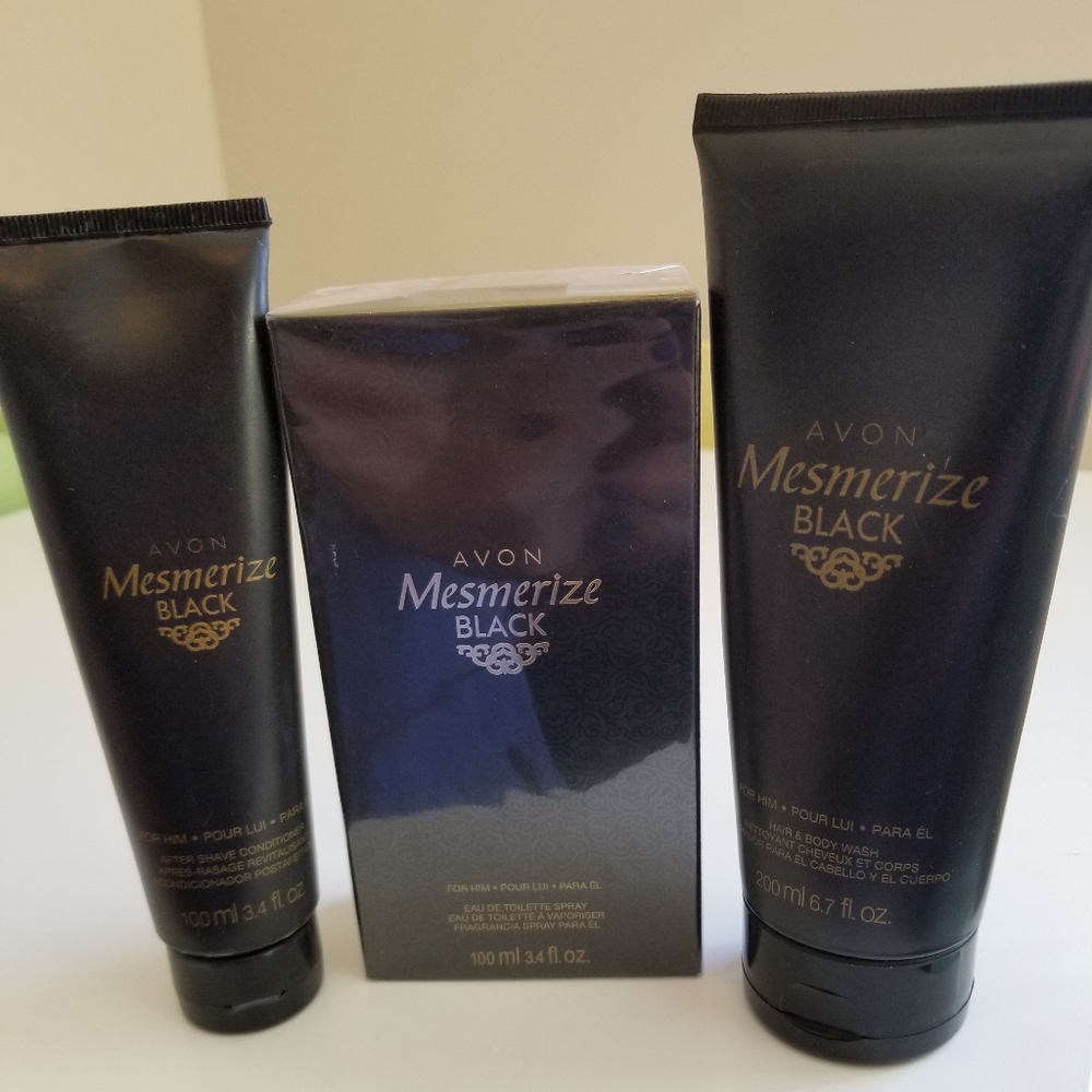 Avon Mesmerize Black for Men set